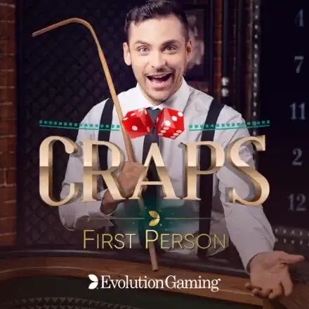 First Person Craps slot logo by Evolution at Wintopia Casino